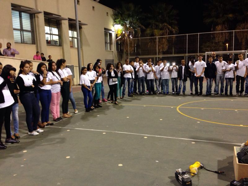 بالصور: فعاليات علمية في مدرسة أجيال الثانوية لتعريف الطلاب على الفضاء الخارجي